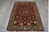 Jaipur Red Hand Knotted 41 X 60 Area Rug 905-147782 Thumb 5