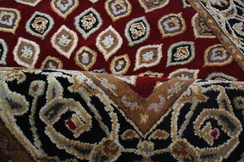 Jaipur Red Hand Knotted 41 X 61 Area Rug 905-147783 Image 6