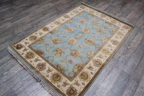 Jaipur Blue Hand Knotted 41 X 61 Area Rug 905-147784 Image 3