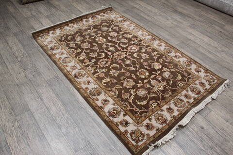 Jaipur Brown Hand Knotted 40 X 61 Area Rug 905-147785 Image 4