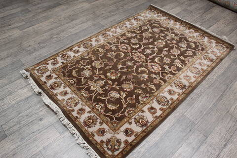 Jaipur Brown Hand Knotted 40 X 61 Area Rug 905-147785 Image 5