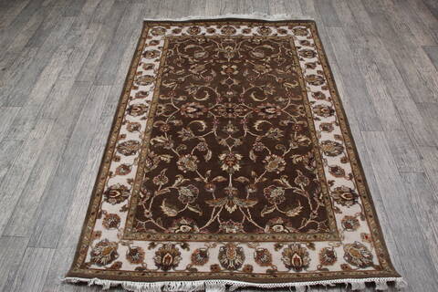 Jaipur Brown Hand Knotted 40 X 61 Area Rug 905-147785 Image 6