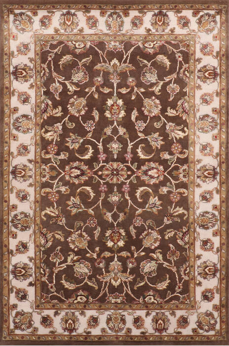 Jaipur Brown Hand Knotted 40 X 61 Area Rug 905-147785 Image 0
