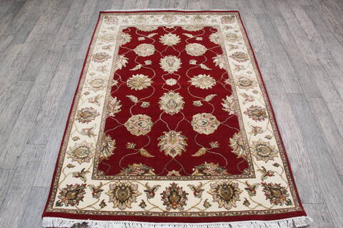 Jaipur Red Hand Knotted 41 X 62 Area Rug 905-147786 Image 1