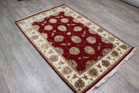Jaipur Red Hand Knotted 41 X 62 Area Rug 905-147786 Image 2