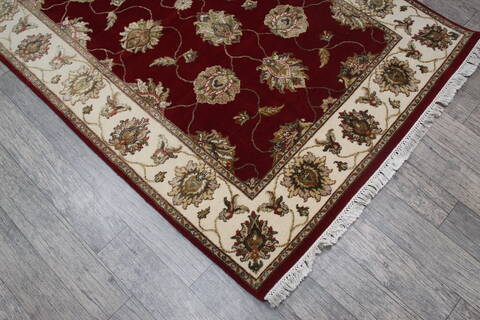 Jaipur Red Hand Knotted 41 X 62 Area Rug 905-147786 Image 4