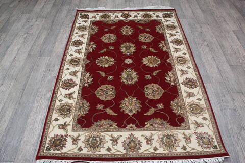 Jaipur Red Hand Knotted 41 X 62 Area Rug 905-147786 Image 6