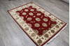 Jaipur Red Hand Knotted 41 X 62 Area Rug 905-147786 Thumb 2