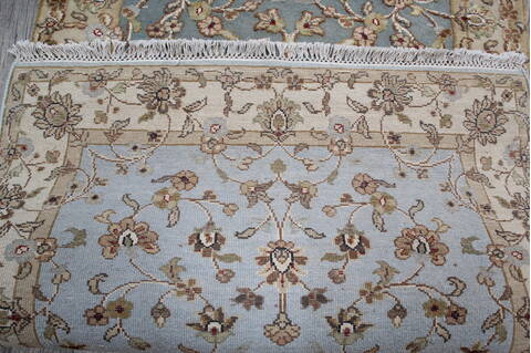 Jaipur Blue Runner Hand Knotted 211 X 122 Area Rug 905-147789 Image 6