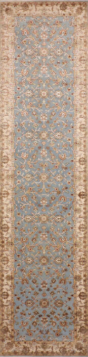 Jaipur Blue Runner Hand Knotted 211 X 122 Area Rug 905-147789 Image 0