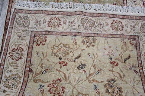 Jaipur Green Runner Hand Knotted 30 X 120 Area Rug 905-147791 Image 6