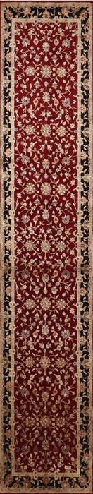 Jaipur Red Runner Hand Knotted 26 X 122 Area Rug 905-147792 Image 0