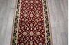 Jaipur Red Runner Hand Knotted 26 X 122 Area Rug 905-147792 Thumb 3