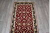 Jaipur Red Runner Hand Knotted 26 X 122 Area Rug 905-147792 Thumb 4