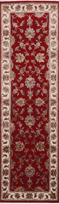 Jaipur Red Runner Hand Knotted 26 X 82 Area Rug 905-147793 Image 0