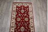 Jaipur Red Runner Hand Knotted 26 X 82  Area Rug 905-147793 Thumb 4