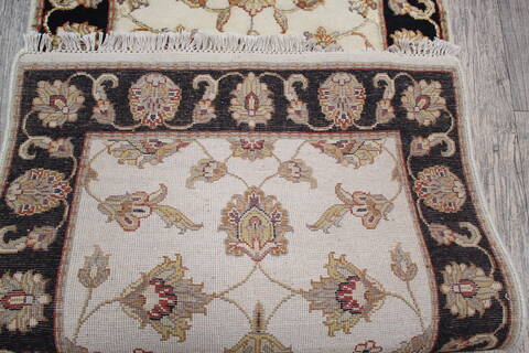 Jaipur White Runner Hand Knotted 26 X 101 Area Rug 905-147794 Image 6