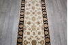 Jaipur White Runner Hand Knotted 26 X 101  Area Rug 905-147794 Thumb 3