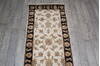 Jaipur White Runner Hand Knotted 26 X 101  Area Rug 905-147794 Thumb 4