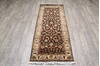 Jaipur Brown Runner Hand Knotted 26 X 62  Area Rug 905-147796 Thumb 1