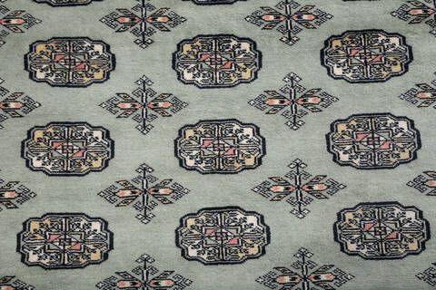 Bokhara Green Hand Knotted 48 X 68 Area Rug 700-147797 Image 3