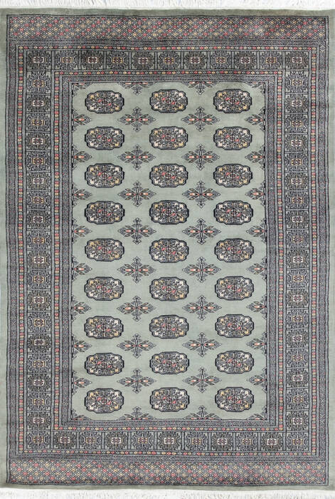 Bokhara Green Hand Knotted 48 X 68 Area Rug 700-147797 Image 0