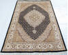 Pak-Persian Black Hand Knotted 41 X 62  Area Rug 700-147799 Thumb 1