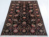 Chobi Black Hand Knotted 41 X 510  Area Rug 700-147801 Thumb 1