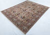 Chobi Beige Hand Knotted 80 X 101  Area Rug 700-147804 Thumb 2