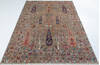 Chobi Brown Hand Knotted 69 X 95 Area Rug 700-147812 Thumb 1