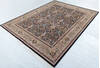 Pak-Persian Black Hand Knotted 82 X 103  Area Rug 700-147813 Thumb 1