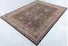 Pak-Persian Black Hand Knotted 82 X 103 Area Rug 700-147813 Thumb 1