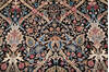 Pak-Persian Black Hand Knotted 82 X 103  Area Rug 700-147813 Thumb 2