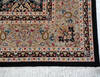 Pak-Persian Black Hand Knotted 82 X 103  Area Rug 700-147813 Thumb 4