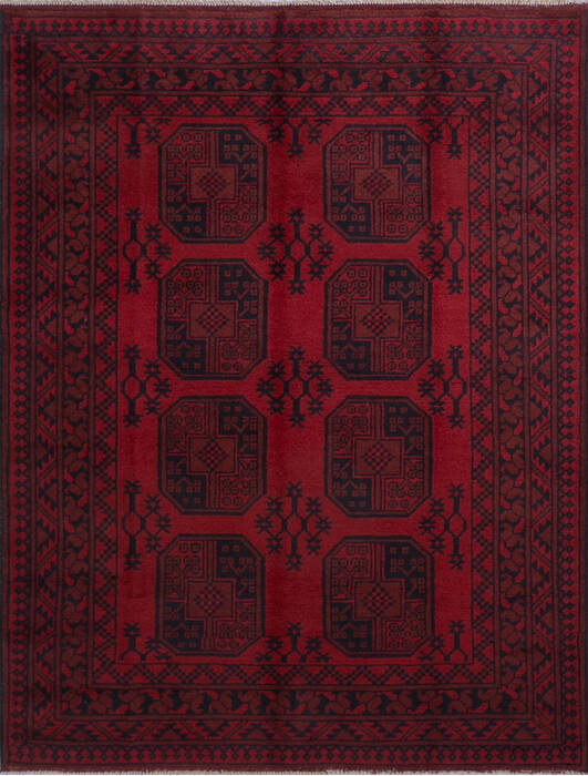 Other Red Hand Knotted 49 X 63 Area Rug 700-147831 Image 0