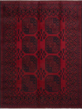 Other Red Hand Knotted 4'9" X 6'3"  Area Rug 700-147831