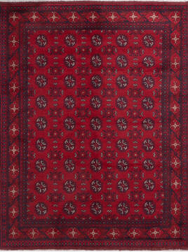 Other Red Hand Knotted 4'10" X 6'4"  Area Rug 700-147832