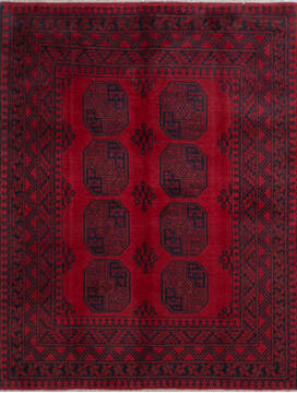 Other Red Hand Knotted 4'11" X 6'5"  Area Rug 700-147834