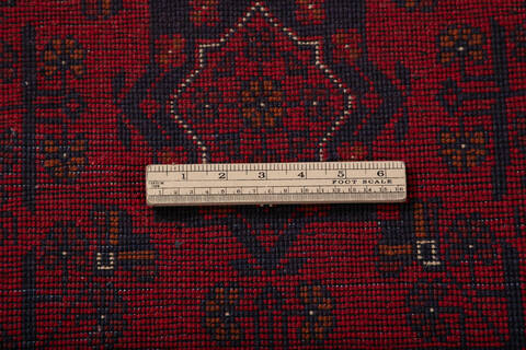 Khan Mohammadi Red Hand Knotted 56 X 75  Area Rug 700-147852 Image 6