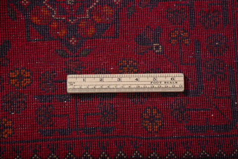 Khan Mohammadi Red Hand Knotted 49 X 64 Area Rug 700-147861 Image 6