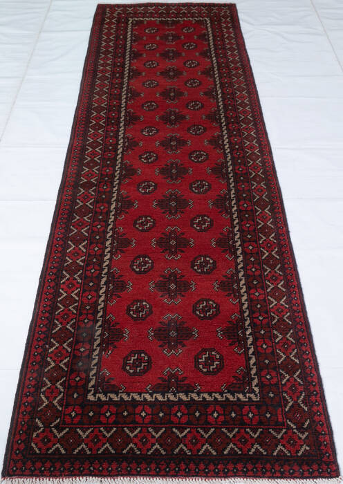 Other Red Runner Hand Knotted 29 X 97 Area Rug 700-147877 Image 1