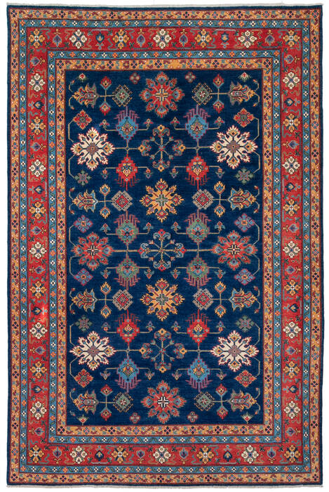 Kazak Blue Hand Knotted 66 X 910 Area Rug 700-147883 Image 0