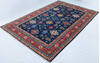 Kazak Blue Hand Knotted 66 X 910  Area Rug 700-147883 Thumb 2