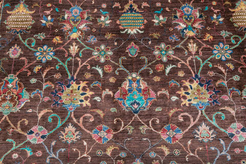 Kazak Brown Hand Knotted 84 X 117 Area Rug 700-147884 Image 3
