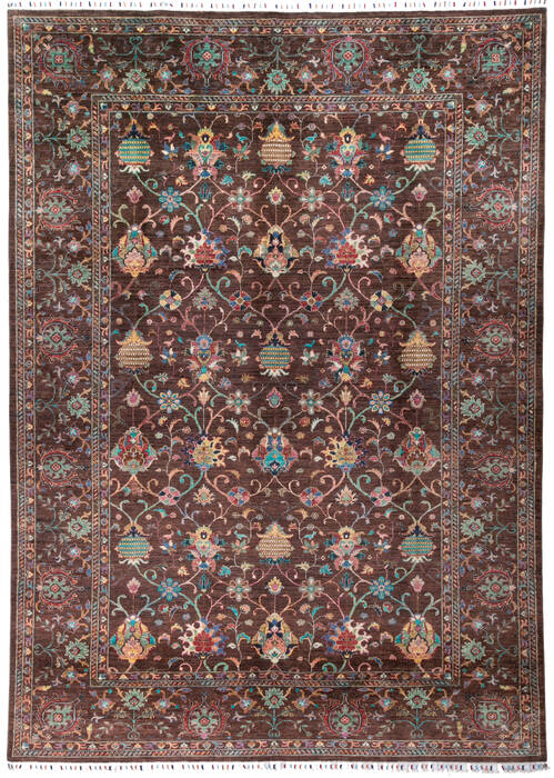 Kazak Brown Hand Knotted 84 X 117 Area Rug 700-147884 Image 0