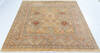 Chobi Beige Square Hand Knotted 60 X 60  Area Rug 700-147885 Thumb 1