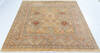 Chobi Beige Square Hand Knotted 60 X 60 Area Rug 700-147885 Thumb 1