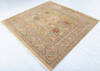 Chobi Beige Square Hand Knotted 60 X 60 Area Rug 700-147885 Thumb 2