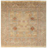 Chobi Beige Square Hand Knotted 60 X 60 Area Rug 700-147885 Thumb 0