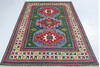 Kazak Green Hand Knotted 50 X 68  Area Rug 700-147886 Thumb 1